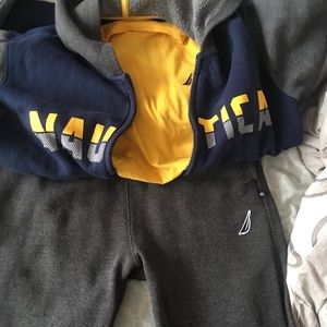 Boys sweatsuit Large shirt Medium